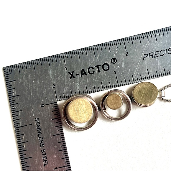 Elegant Gold and Silver Pendant Necklace by Elizabeth Garvin Designs - Picture 6 of 15